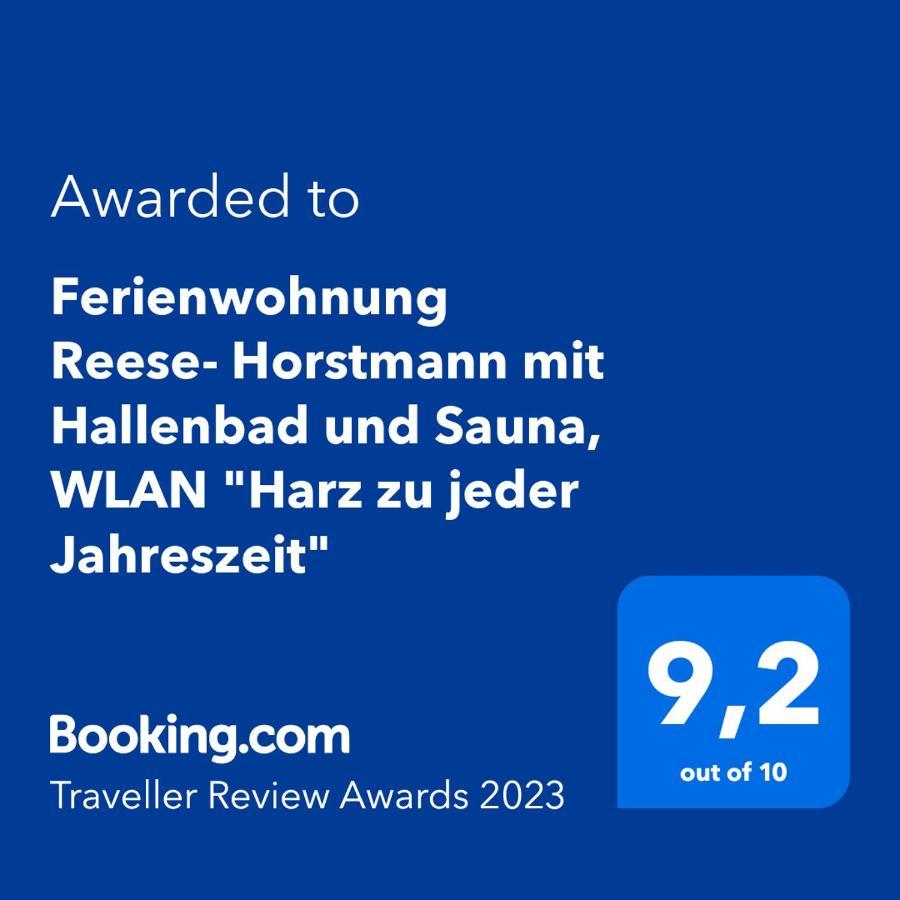 Ferienwohnung Reese- Horstmann Mit Hallenbad Und Sauna, Wlan "Harz Zu Jeder Jahreszeit" Bad Harzburg Exterior foto